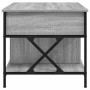 Mesa de centro madera ingeniería metal gris Sonoma 100x55x50 cm en Mesas de centro | Comprar online en Foru.es