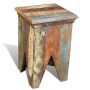 Taburete de madera maciza reciclada de vidaXL, Taburetes y sillas plegables - Ref: Foro24-240951, Precio: 103,46 €, Descuento: %