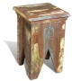 Taburete de madera maciza reciclada de vidaXL, Taburetes y sillas plegables - Ref: Foro24-240951, Precio: 103,46 €, Descuento: %