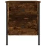 Mesita de noche madera de ingeniería roble ahumado 40x42x50 cm de vidaXL, Mesitas de noche - Ref: Foro24-825987, Precio: 43,0...