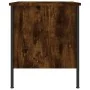 Mesita de noche madera de ingeniería roble ahumado 40x42x50 cm de vidaXL, Mesitas de noche - Ref: Foro24-825987, Precio: 43,0...