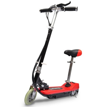 Patinete eléctrico con asiento rojo 120 W de vidaXL, Patinetes - Ref: Foro24-90310, Precio: 116,95 €, Descuento: %