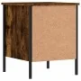 Mesita de noche madera de ingeniería roble ahumado 40x42x50 cm de vidaXL, Mesitas de noche - Ref: Foro24-825987, Precio: 43,0...