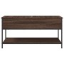 Mesa de centro madera ingeniería metal marrón 100x50x50 cm en Mesas de centro | Comprar online en Foru.es