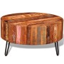 Mesa de centro redonda madera maciza reciclada de vidaXL, Mesas de centro - Ref: Foro24-241626, Precio: 227,00 €, Descuento: %
