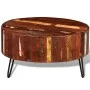 Runder Couchtisch aus massivem Recyclingholz von vidaXL, Couchtisch - Ref: Foro24-241626, Preis: 222,72 €, Rabatt: %