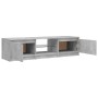 Mueble de TV con luces LED gris hormigón 140x40x35,5 cm de vidaXL, Muebles TV - Ref: Foro24-804296, Precio: 88,66 €, Descuent...