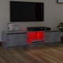 Mueble de TV con luces LED gris hormigón 140x40x35,5 cm de vidaXL, Muebles TV - Ref: Foro24-804296, Precio: 88,66 €, Descuent...