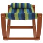Hamaca mecedora para niños tela azul y verde de vidaXL, Tumbonas - Ref: Foro24-363467, Precio: 65,70 €, Descuento: %