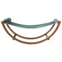 Hamaca mecedora para niños tela azul y verde de vidaXL, Tumbonas - Ref: Foro24-363467, Precio: 65,19 €, Descuento: %