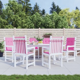 Cojines para silla con respaldo bajo 6 uds tela rosa de vidaXL, Cojines para sillas y sofás - Ref: Foro24-361336, Precio: 90,...