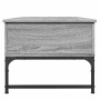 Mesa de centro madera ingeniería metal gris Sonoma 100x50x40 cm en Mesas de centro | Comprar online en Foru.es