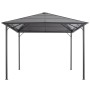 Cenador con tejado aluminio 3x3 m negro de vidaXL, Carpas y cenadores - Ref: Foro24-44641, Precio: 534,69 €, Descuento: %