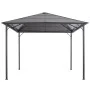 Cenador con tejado aluminio 3x3 m negro de vidaXL, Carpas y cenadores - Ref: Foro24-44641, Precio: 526,01 €, Descuento: %