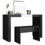Taburete de vestidor madera contrachapada negro 70x35x45 cm de vidaXL, Bancos de tocador - Ref: Foro24-802814, Precio: 28,50 ...