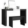 Taburete de vestidor madera contrachapada negro 70x35x45 cm de vidaXL, Bancos de tocador - Ref: Foro24-802814, Precio: 28,14 ...