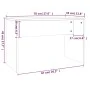 Taburete de vestidor madera contrachapada negro 70x35x45 cm de vidaXL, Bancos de tocador - Ref: Foro24-802814, Precio: 28,14 ...