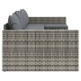 Set de muebles de jardín 2 pzas cojines ratán sintético gris de vidaXL, Conjuntos de jardín - Ref: Foro24-362344, Precio: 379...