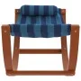 Hamaca mecedora para niños tela azul a rayas de vidaXL, Tumbonas - Ref: Foro24-363468, Precio: 60,77 €, Descuento: %
