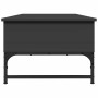 Mesa de centro de madera ingeniería y metal negro 100x50x35 cm en Mesas de centro | Comprar online en Foru.es