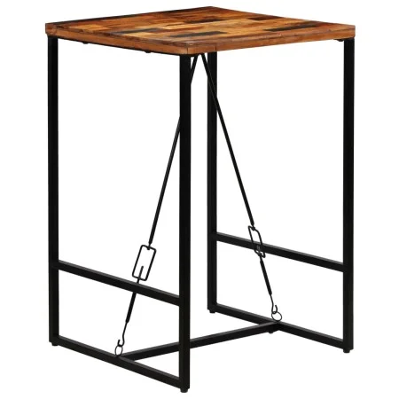 Mesa de bar madera maciza reciclada 70x70x106 cm de vidaXL, Mesas de cocina y de comedor - Ref: Foro24-246288, Precio: 199,09...