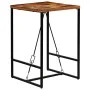 Mesa de bar madera maciza reciclada 70x70x106 cm de vidaXL, Mesas de cocina y de comedor - Ref: Foro24-246288, Precio: 199,09...