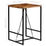 Mesa de bar madera maciza reciclada 70x70x106 cm de vidaXL, Mesas de cocina y de comedor - Ref: Foro24-246288, Precio: 199,09...