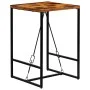 Mesa de bar madera maciza reciclada 70x70x106 cm de vidaXL, Mesas de cocina y de comedor - Ref: Foro24-246288, Precio: 199,09...