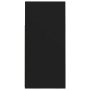 Aparador con luces LED negro 80x35x75 cm de vidaXL, Aparadores - Ref: Foro24-804329, Precio: 77,19 €, Descuento: %