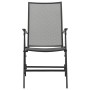 Sillas plegables de malla de acero 4 unidades gris antracita de vidaXL, Sillas de jardín - Ref: Foro24-310153, Precio: 202,29...