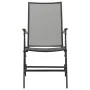 Sillas plegables de malla de acero 4 unidades gris antracita de vidaXL, Sillas de jardín - Ref: Foro24-310153, Precio: 164,18...