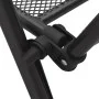 Sillas plegables de malla de acero 4 unidades gris antracita de vidaXL, Sillas de jardín - Ref: Foro24-310153, Precio: 164,18...