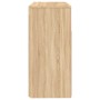 Aparador con luces LED roble Sonoma 80x35x75 cm de vidaXL, Aparadores - Ref: Foro24-804331, Precio: 72,76 €, Descuento: %