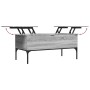 Mesa de centro madera ingeniería metal gris Sonoma 100x50x45cm en Mesas de centro | Comprar online en Foru.es