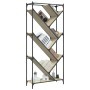Estantería madera ingeniería y metal roble Sonoma 79x30x180 cm en Librerías y estanterías | Comprar online en Foru.es