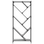 Estantería madera ingeniería y metal gris Sonoma 79x30x180 cm en Librerías y estanterías | Comprar online en Foru.es