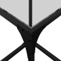 Mesa de centro superficie vidrio transparente acero 30x30x40 cm en Mesas de centro | Comprar online en Foru.es