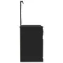 Tocador con LED madera contrachapada negro 90x50x132,5 cm de vidaXL, Tocadores para dormitorios - Ref: Foro24-816769, Precio:...