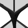 Mesa de centro superficie vidrio transparente acero 30x30x40 cm en Mesas de centro | Comprar online en Foru.es