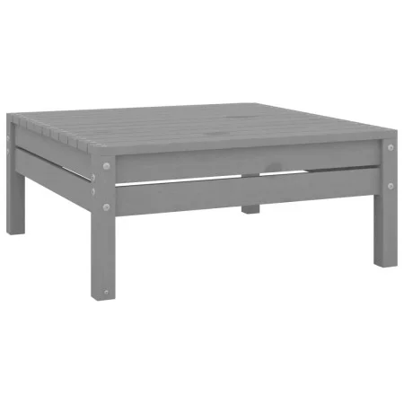 Taburete de jardín de madera maciza de pino gris de vidaXL, Conjuntos de jardín - Ref: Foro24-806579, Precio: 41,56 €, Descue...