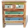Mueble aparador de madera maciza reciclada con 4 cajones de vidaXL, Cajoneras - Ref: Foro24-241136, Precio: 281,87 €, Descuen...