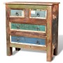 Mueble aparador de madera maciza reciclada con 4 cajones de vidaXL, Cajoneras - Ref: Foro24-241136, Precio: 284,71 €, Descuen...
