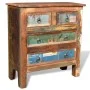 Mueble aparador de madera maciza reciclada con 4 cajones de vidaXL, Cajoneras - Ref: Foro24-241136, Precio: 281,87 €, Descuen...