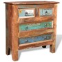 Mueble aparador de madera maciza reciclada con 4 cajones de vidaXL, Cajoneras - Ref: Foro24-241136, Precio: 284,71 €, Descuen...