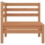 Sofá de esquina de madera maciza de pino marrón miel de vidaXL, Conjuntos de jardín - Ref: Foro24-806570, Precio: 69,32 €, De...