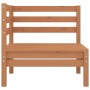 Sofá de esquina de madera maciza de pino marrón miel de vidaXL, Conjuntos de jardín - Ref: Foro24-806570, Precio: 70,25 €, De...