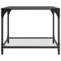 Mesas de centro 2 uds vidrio transparente y acero 50x50x40 cm en Mesas de centro | Comprar online en Foru.es