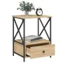 Mesitas noche 2 uds madera ingeniería roble Sonoma 50x41x65 cm de vidaXL, Mesitas de noche - Ref: Foro24-826086, Precio: 85,1...