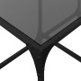 Mesa de centro superficie de vidrio acero negra 78,5x40x40 cm en Mesas de centro | Comprar online en Foru.es