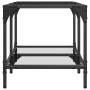 Mesa de centro superficie de vidrio acero 78,5x40x40 cm en Mesas de centro | Comprar online en Foru.es